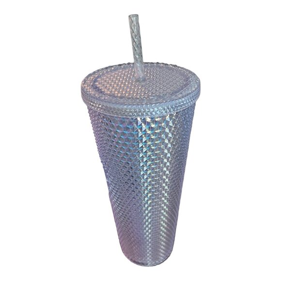 Starbucks Spring 2023 Unicorn Silver Bling Studded Tumbler Venti 24 oz - Picture 5 of 8